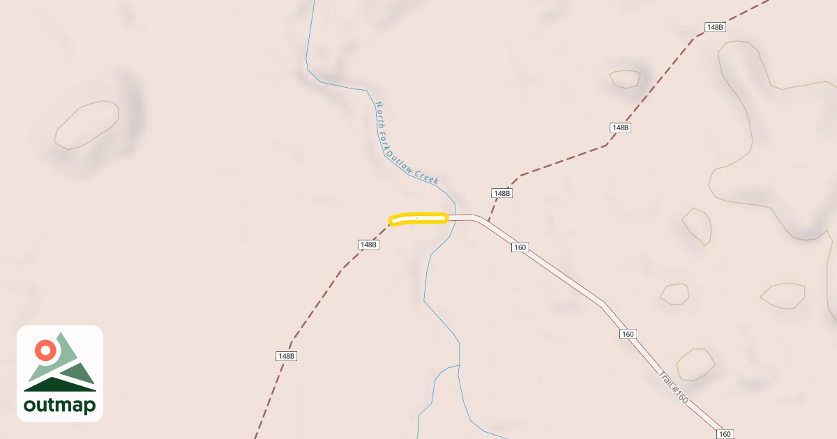 Map of Trail 160