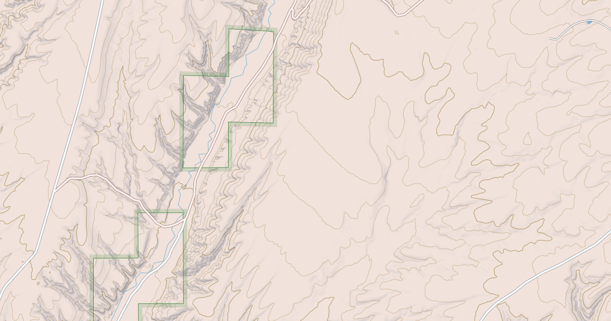 Map preview of USFS National Forest System Roads {090BC062-2E54-4C69-BBDA-822DFBDD05AF}