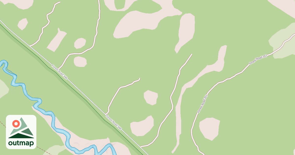Map of USFS Motor Vehicle Use Map Roads {A5175F99-FF54-4D25-8C43-3472AFC42482}