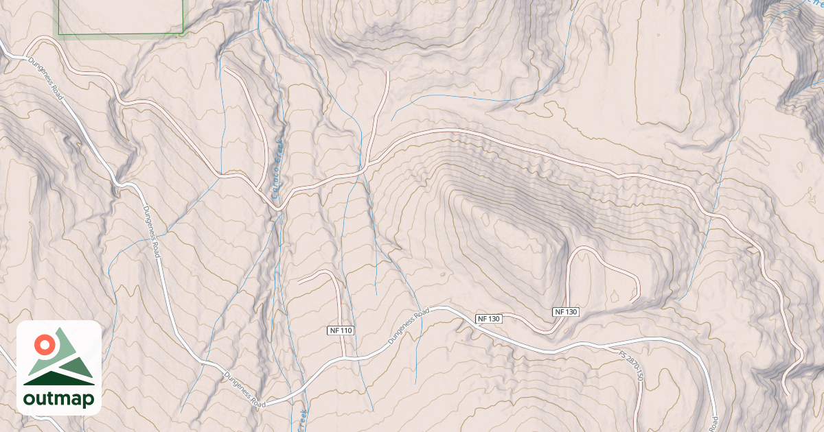 Map of USFS National Forest System Roads {291D961B-58DB-4F27-AFDE-B7D2E1976E79}