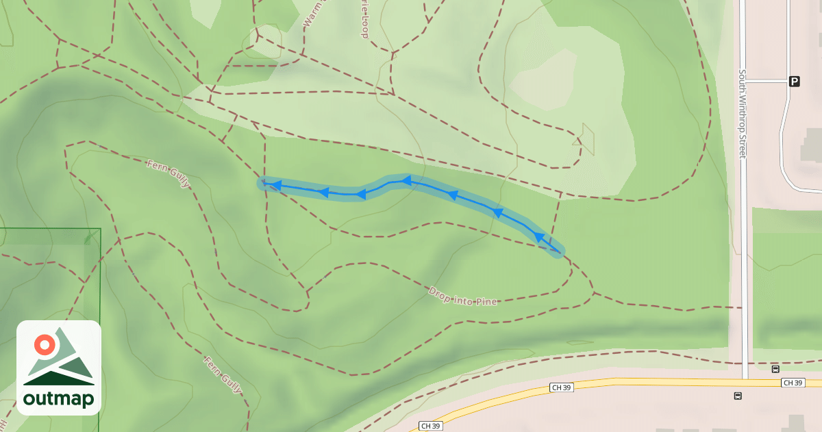 Map of Pine Climb