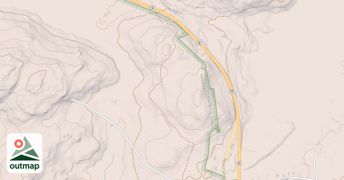 Map of Lake Colby By Pass