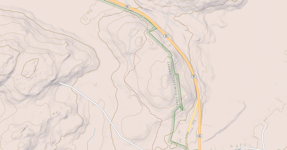 Map preview of Lake Colby By Pass