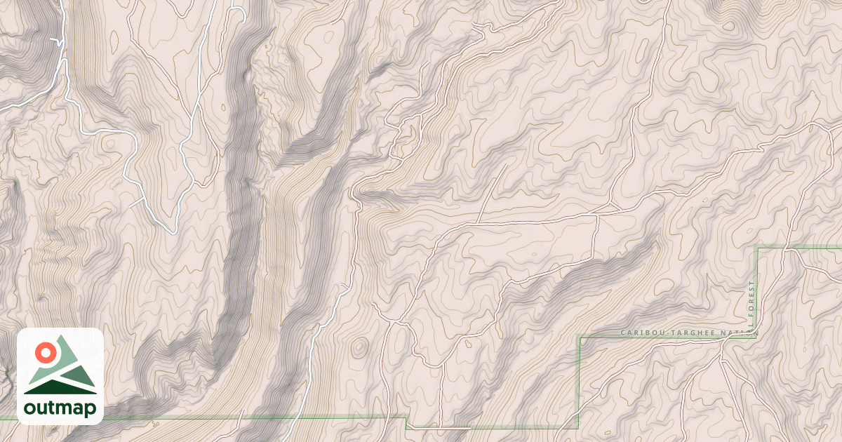 Map of CORRAL CREEK