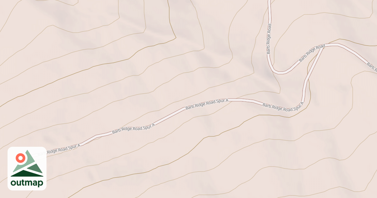 Map of BARB RIDGE SPUR A