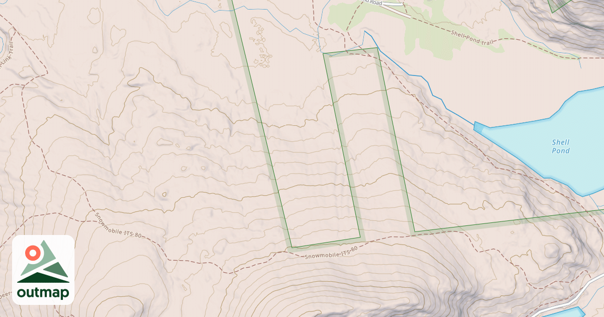 Map of Evans Notch Snomo Corr19/its80