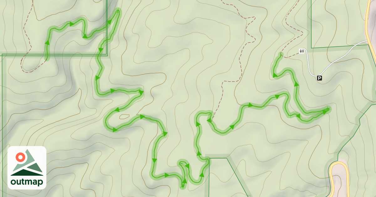 Map of Hawkins Reserve Loop