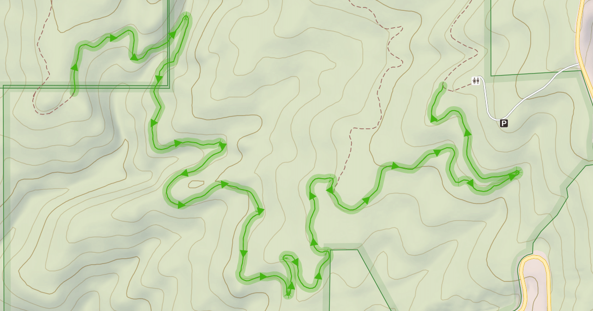 Map preview of Hawkins Reserve Loop