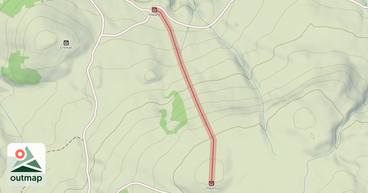 Map of Fleury