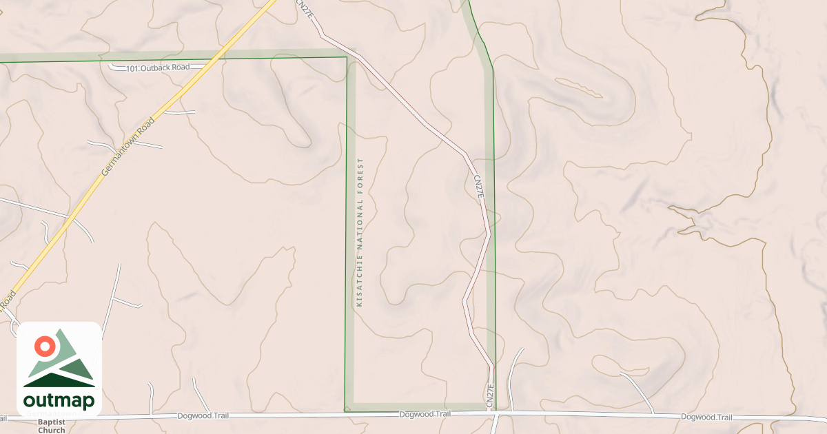 Map of USFS Motor Vehicle Use Map Roads {5C9E65DE-EB7D-45A9-B1BC-CAD8CEE03253}