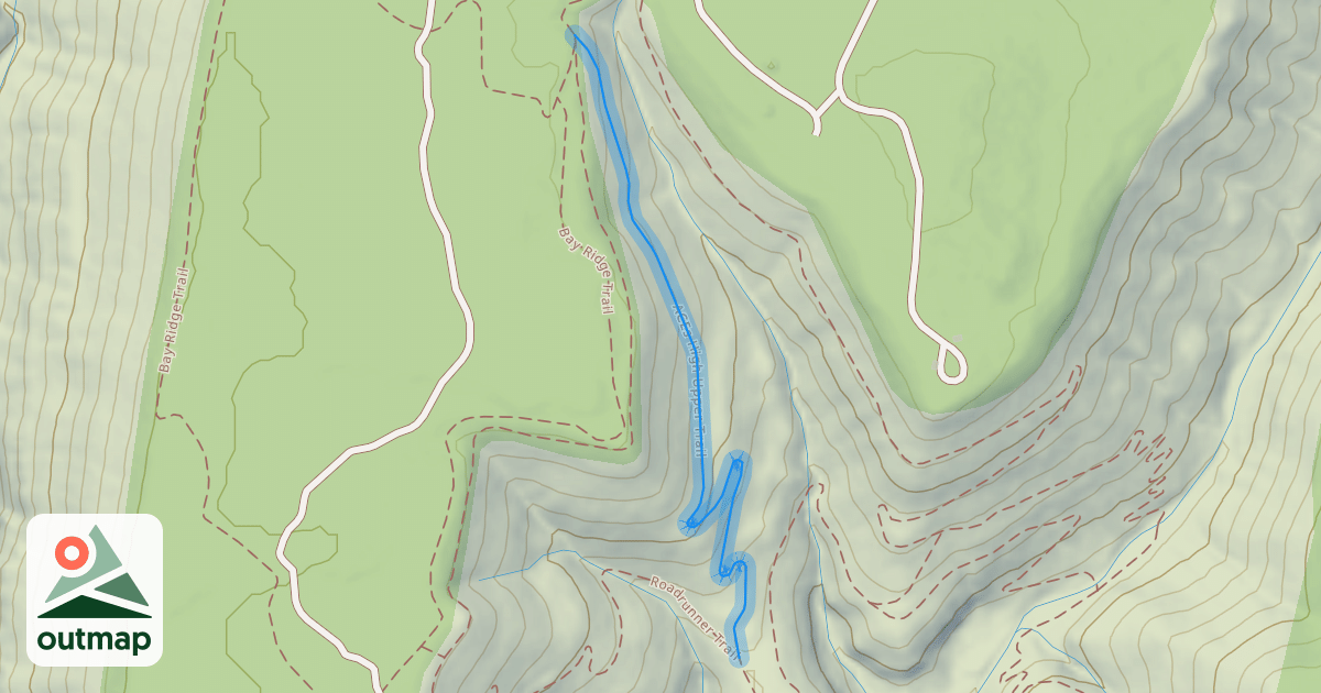 Map of ACEs High Upper Trail