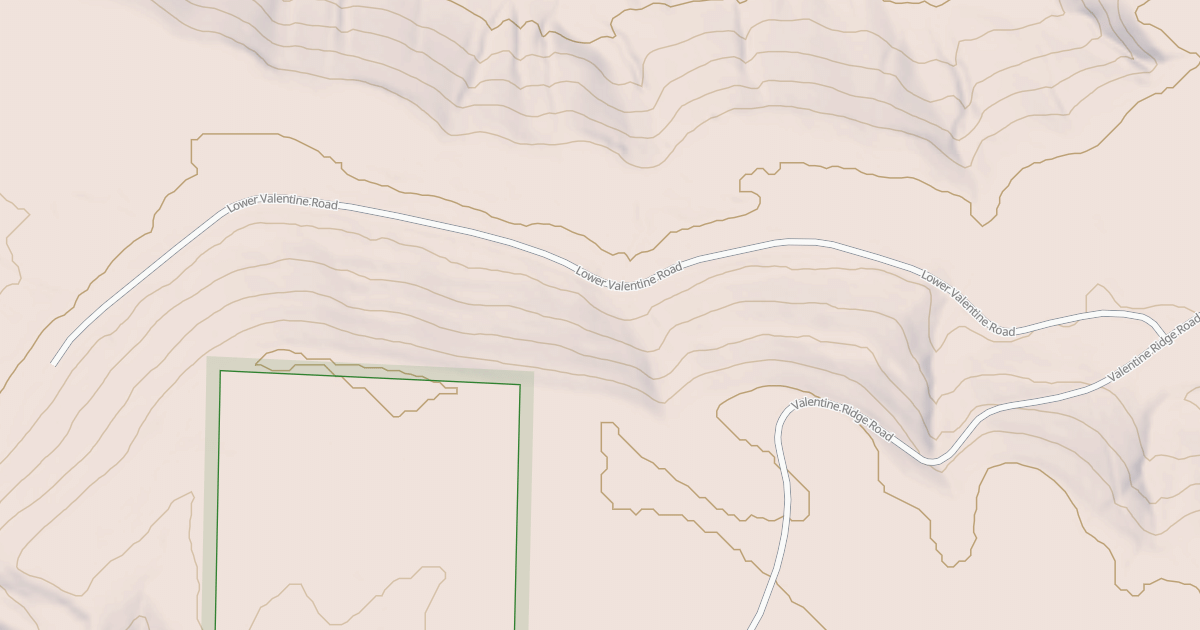 Map preview of LOWER VALENTINE RIDGE