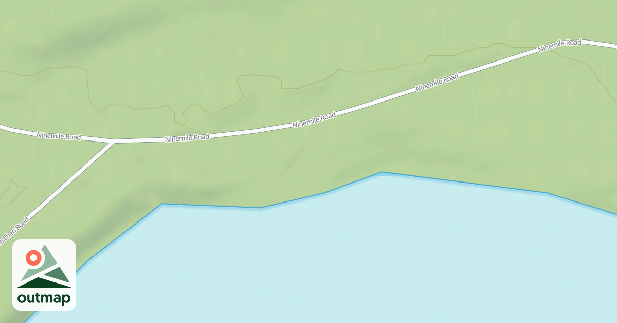 Map of LOWER NINE MILE BOAT LANDING