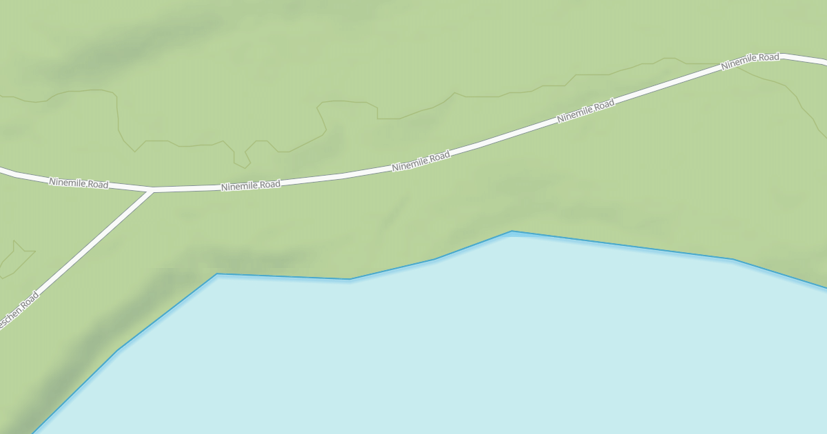 Map preview of LOWER NINE MILE BOAT LANDING