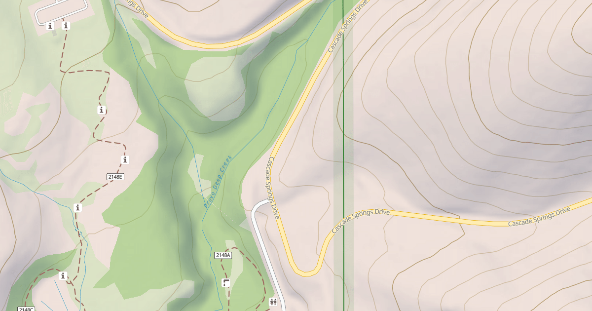 Map preview of Cascade Springs Winter