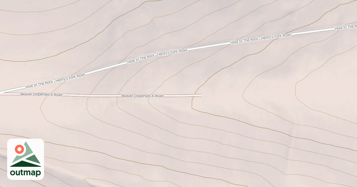 Map of BEAVER DISPERSED-A