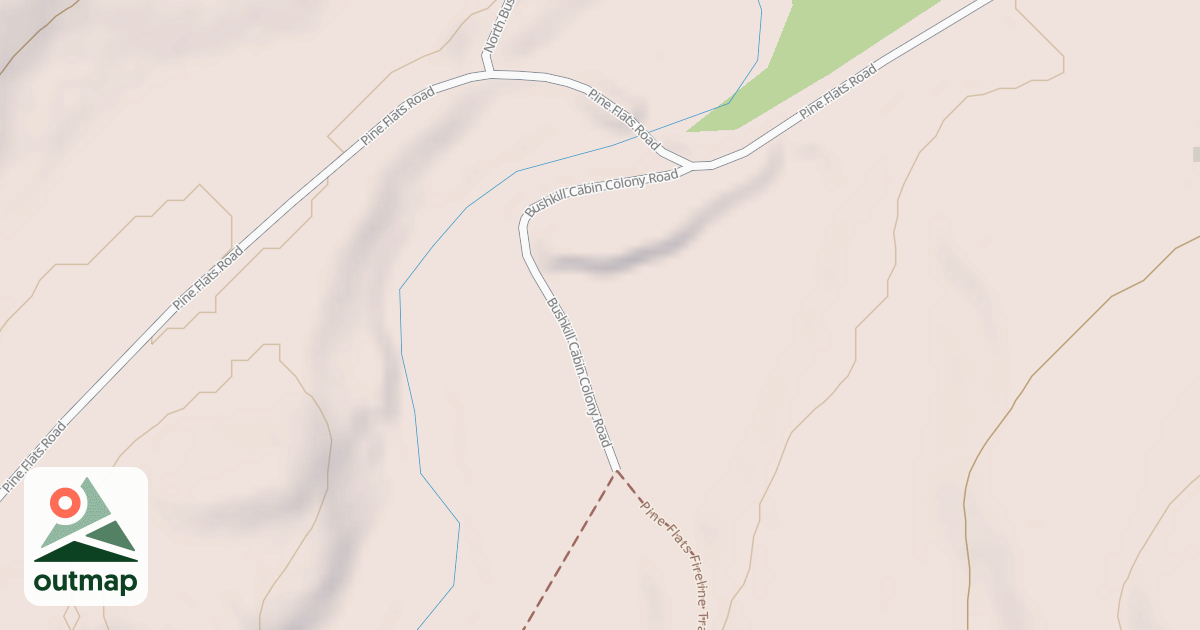 Map of Edgemere-Pecks Pond - Snowmobile Trails