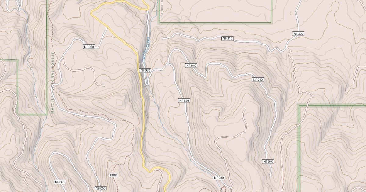 Map preview of USFS Motor Vehicle Use Map Roads {5D5BEB95-BF44-4CEA-B61C-D8A61D8734FE}