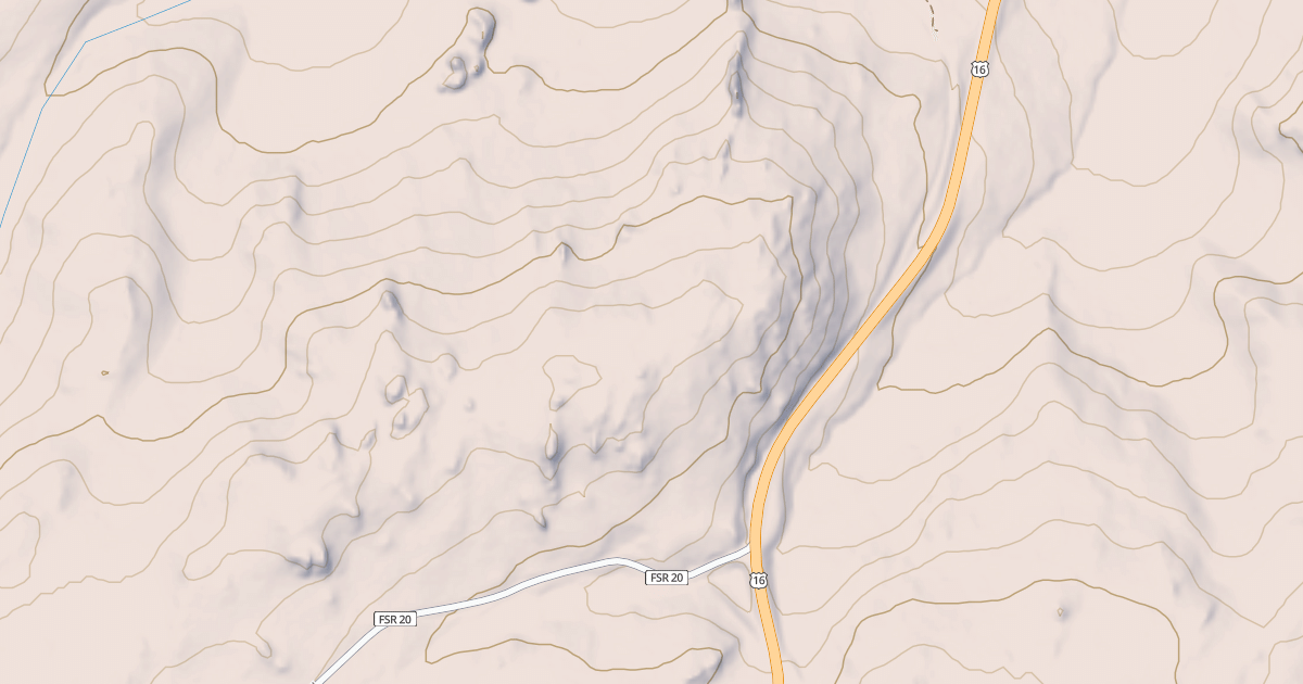 Map preview of USFS Motor Vehicle Use Map Trails 5242