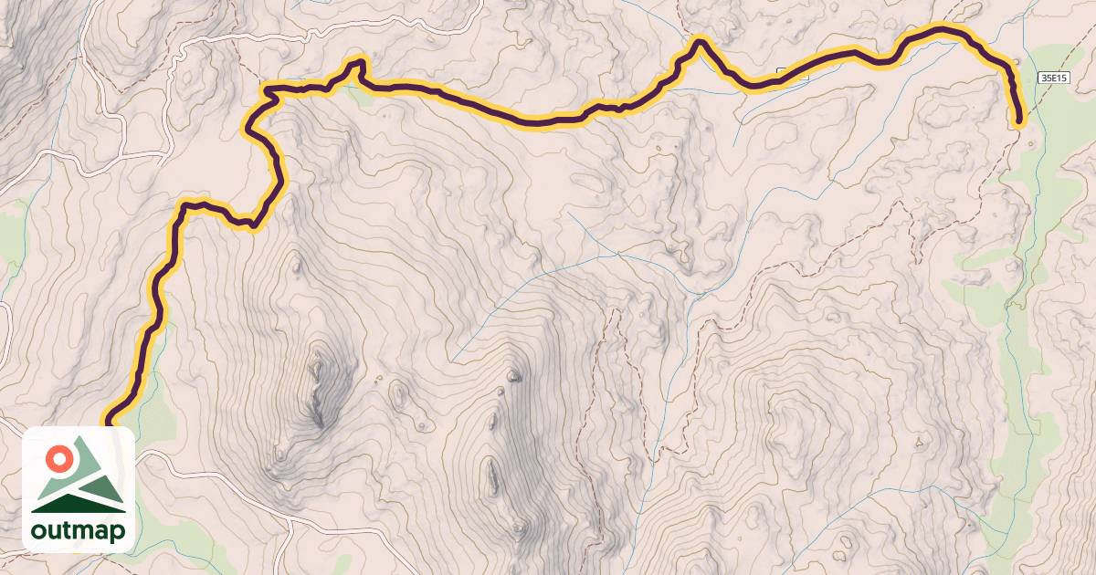 Map of Granite/Broder Trail