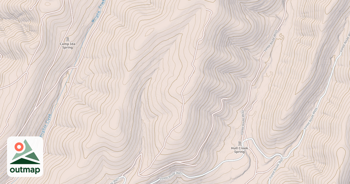 Map of HULL CREEK OHV - ATV