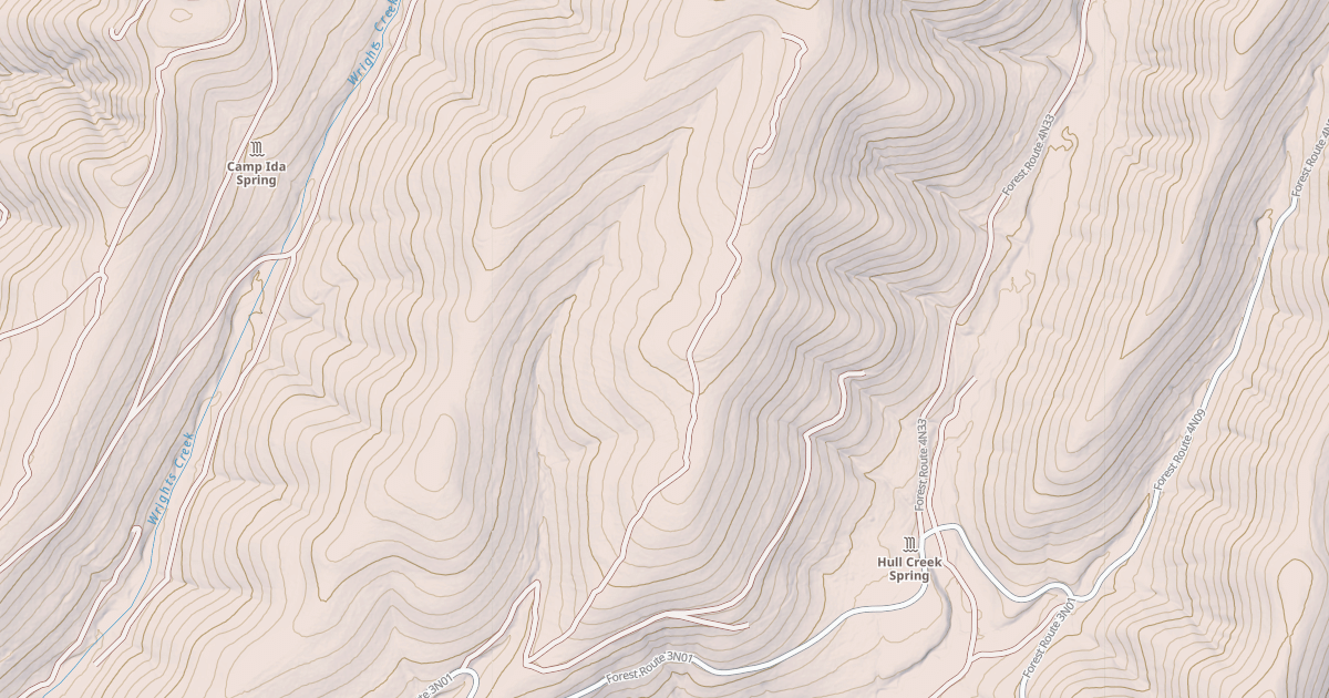 Map preview of HULL CREEK OHV - ATV
