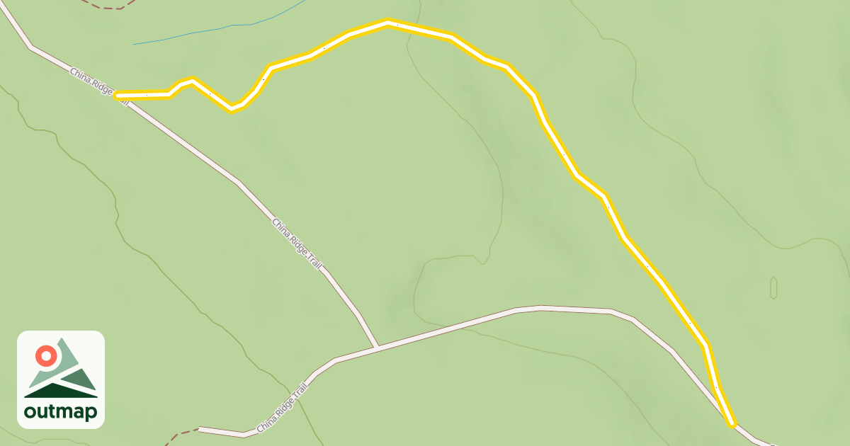 Map of China Ridge Trail