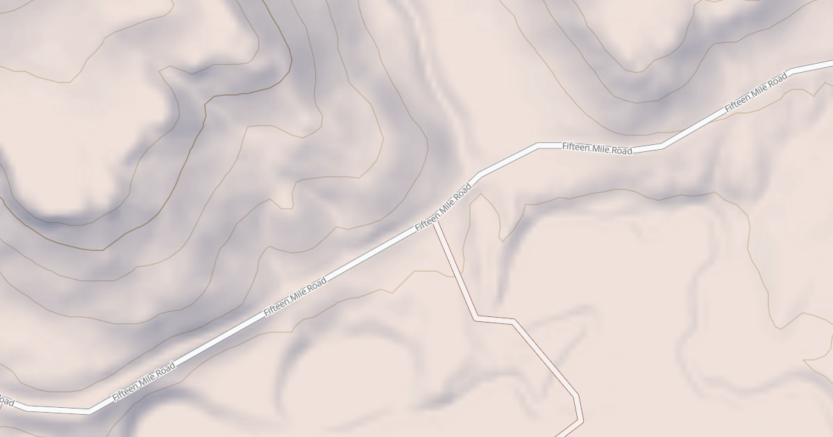 Map preview of FIFTEEN MILE