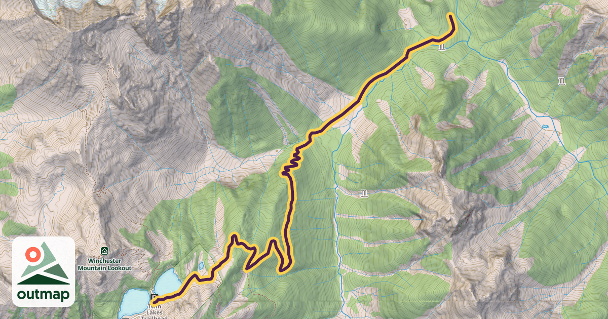 Map of Silesia Creek Trail
