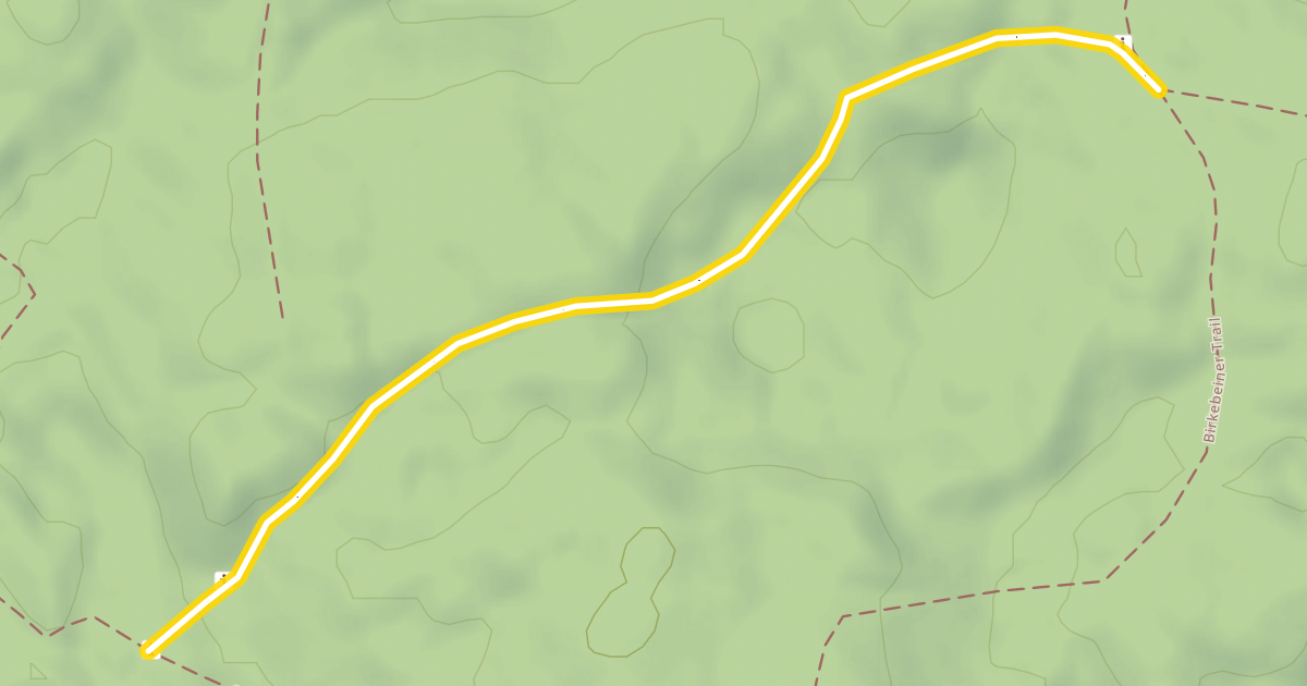 Map preview of North End Ski Trial