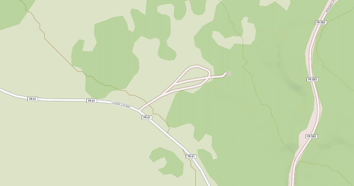 Map preview of USFS National Forest System Roads {5B4C3BD4-1EE1-4A7A-A326-CBDC07A88F0C}