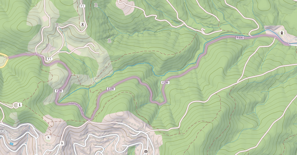 Map preview of Piste La Gaillarde