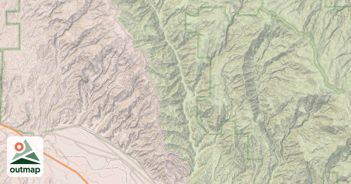 Map of 16033: Morales Canyon