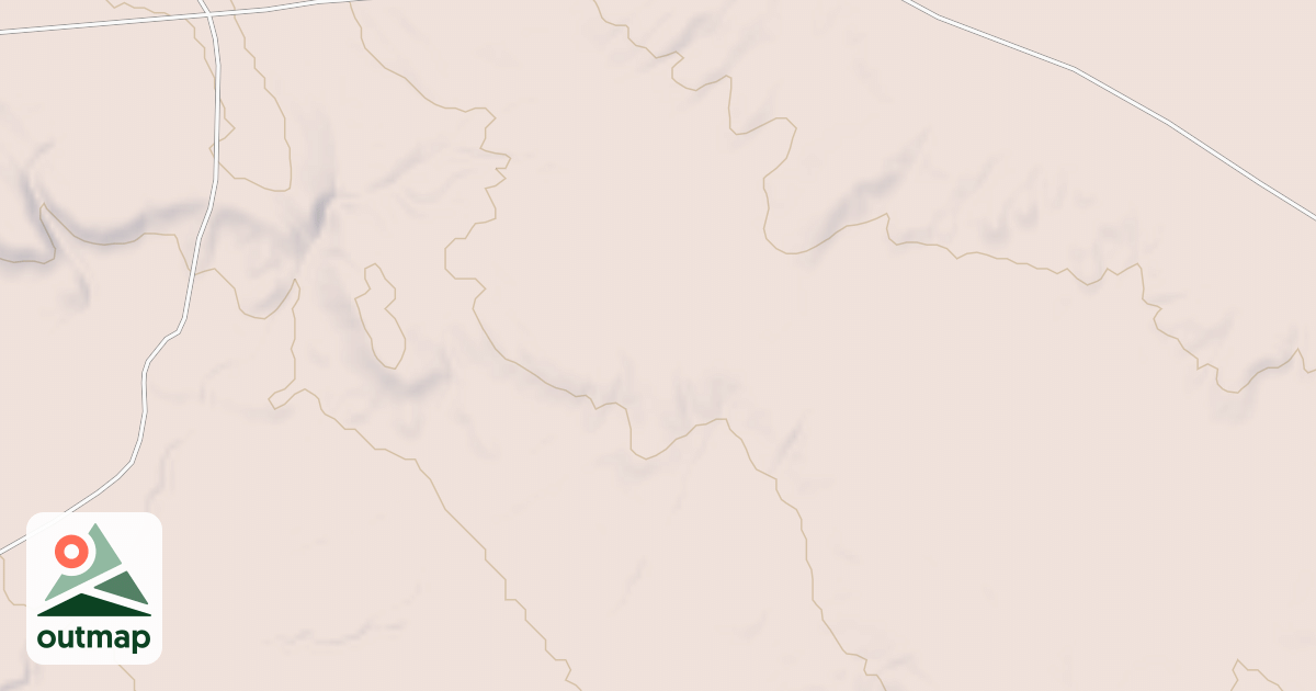 Map of Hackberry Trail System - Dustins Shortcut Trail