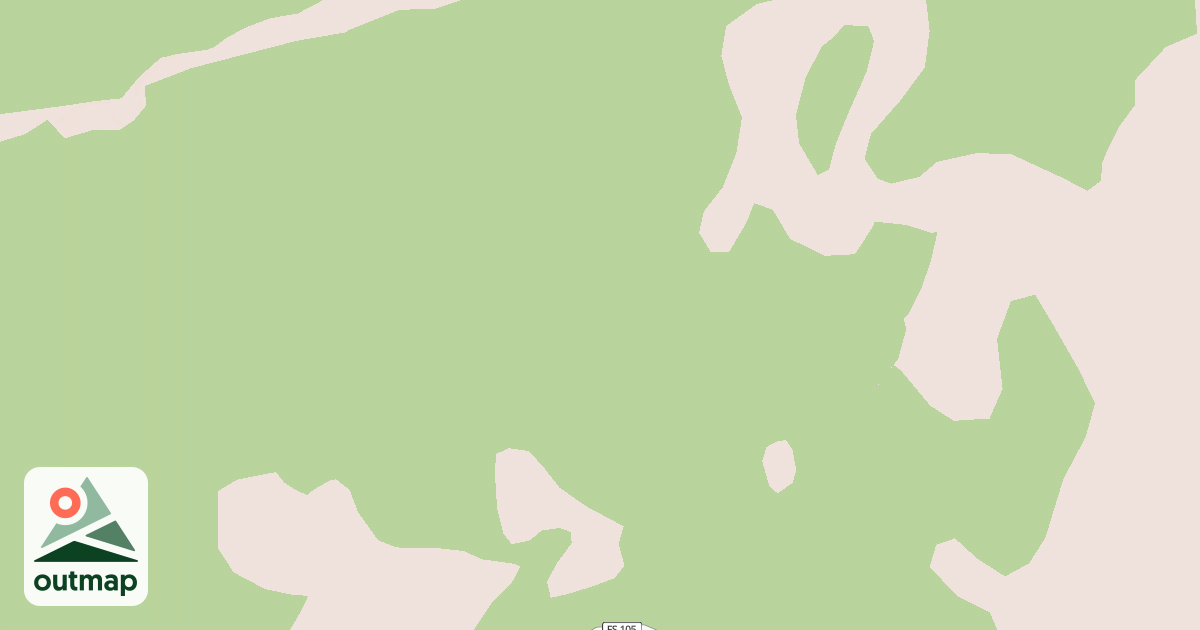 Map of LITTLE GULLY CREEK SPUR