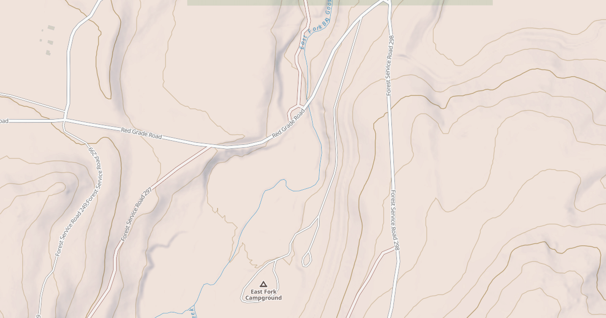 Map preview of EAST FORK C.G.