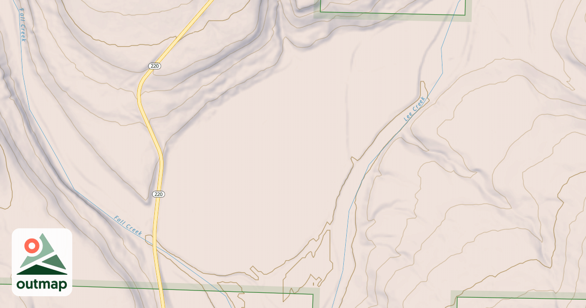 Map of EASY PINE OUTER LOOP WEST