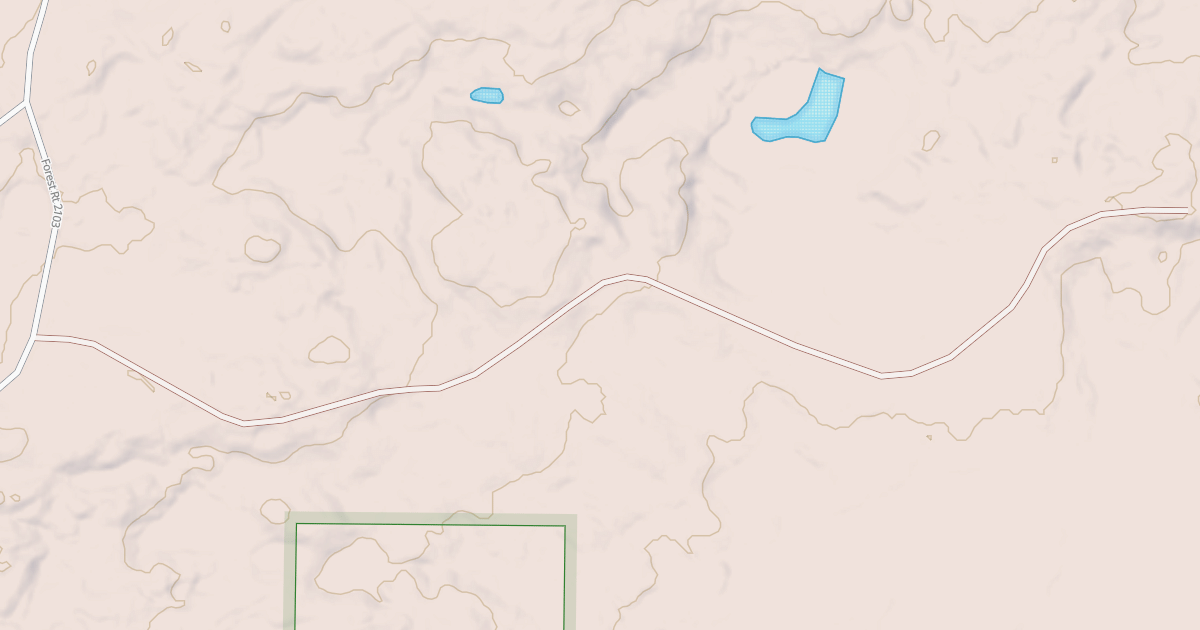 Map preview of LAKE LAURA SPUR 2068