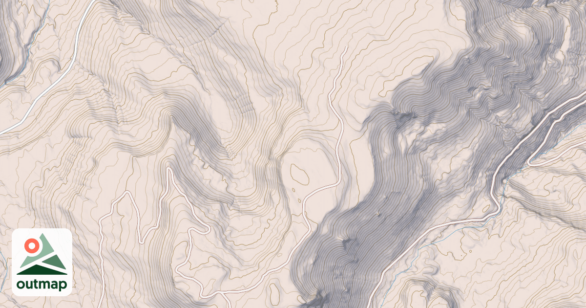 Map of BADGER RDG