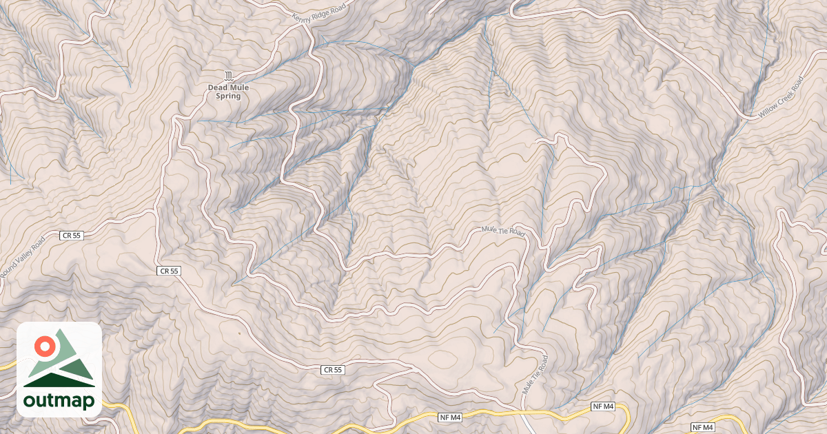 Map of MULE TIE