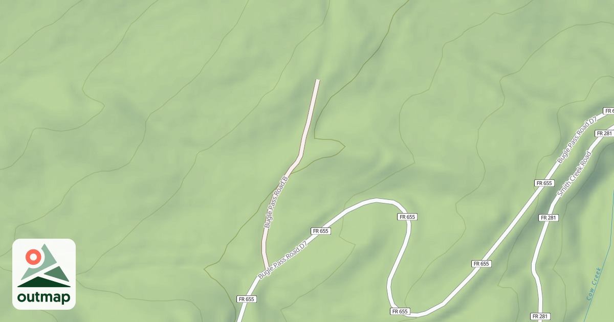 Map of BUGLE PASS B