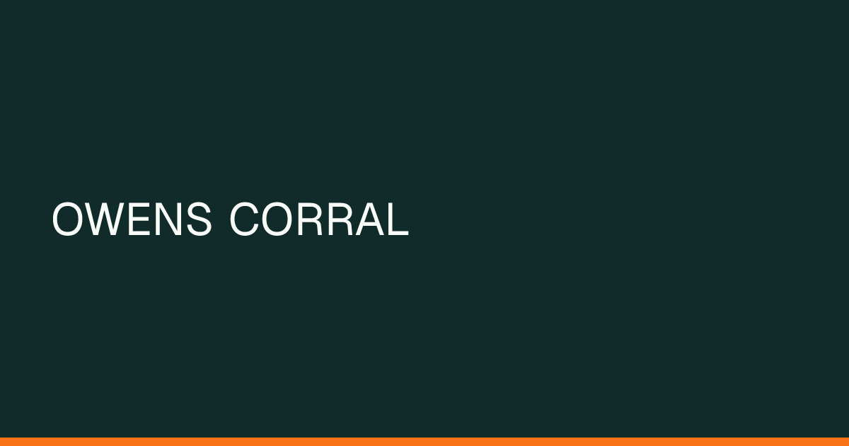Map preview of OWENS CORRAL