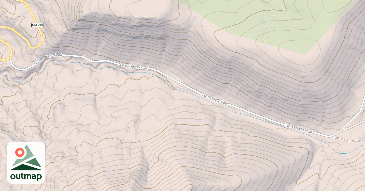 Map of CERRO PELADO