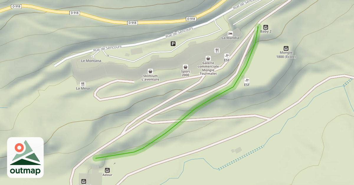 Map of Adour