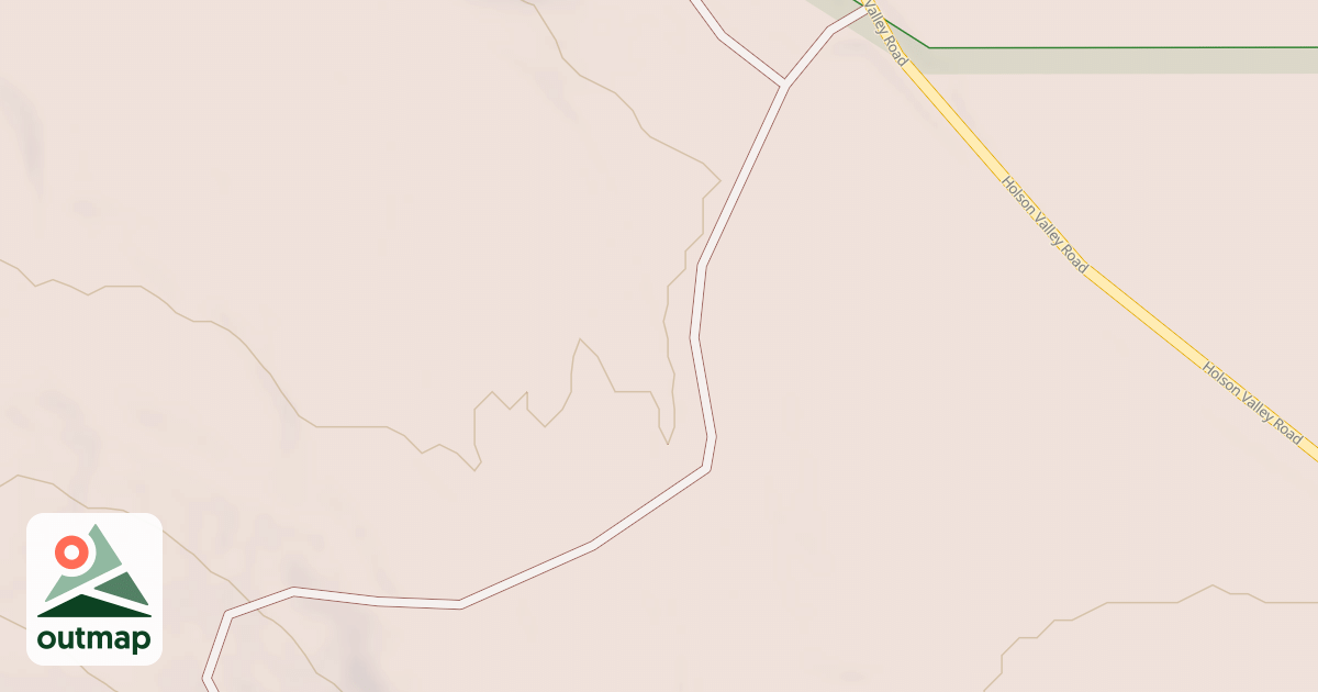 Map of ALLEN BRANCH