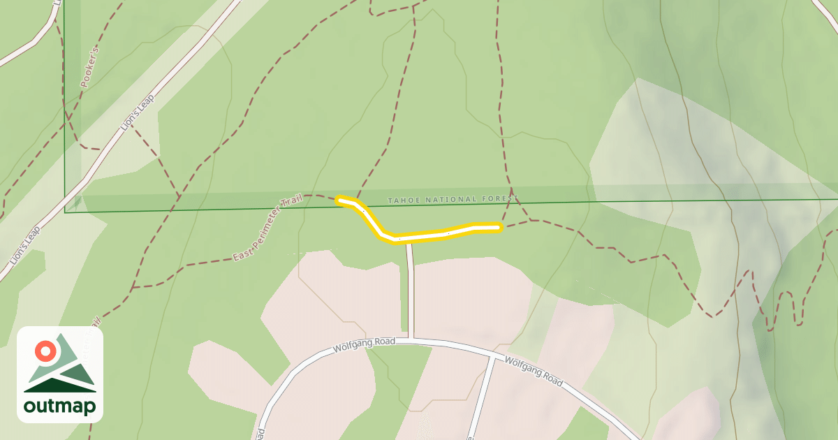 Map of East Perimeter Trail