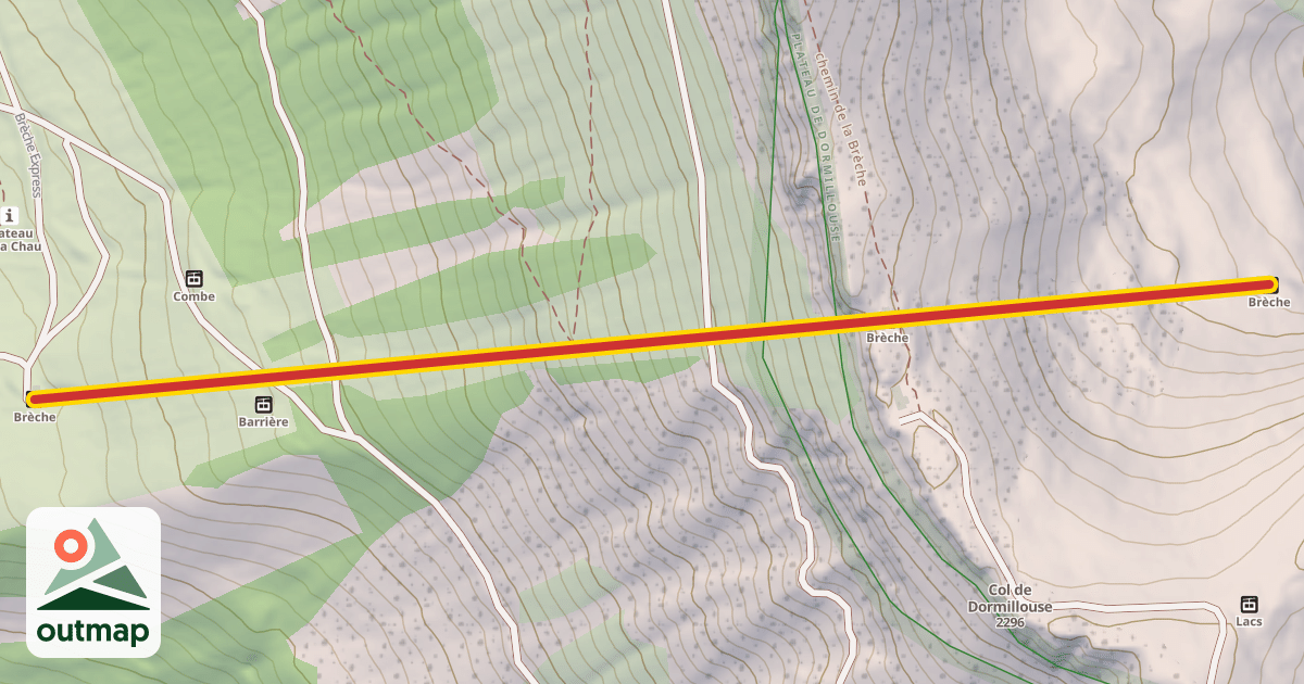 Map of Brèche