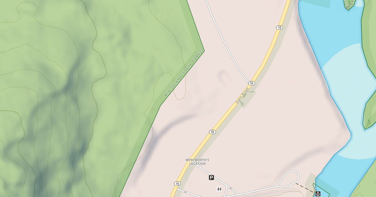 Map preview of Magalloway River Trail