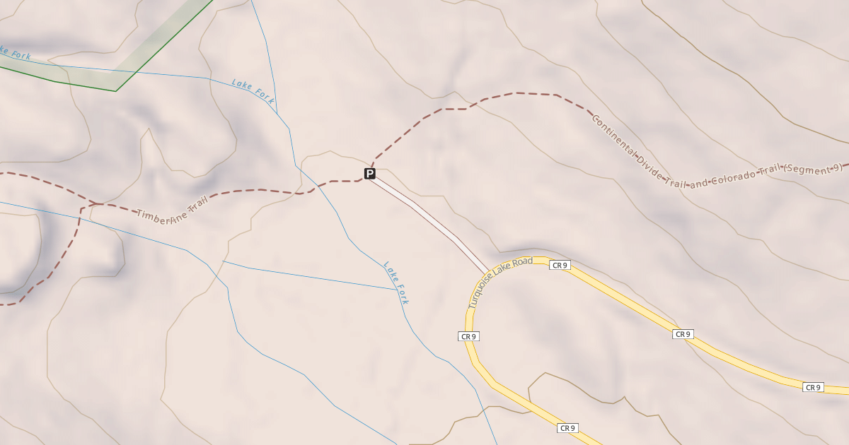 Map preview of TIMBERLINE LAKE TRHD