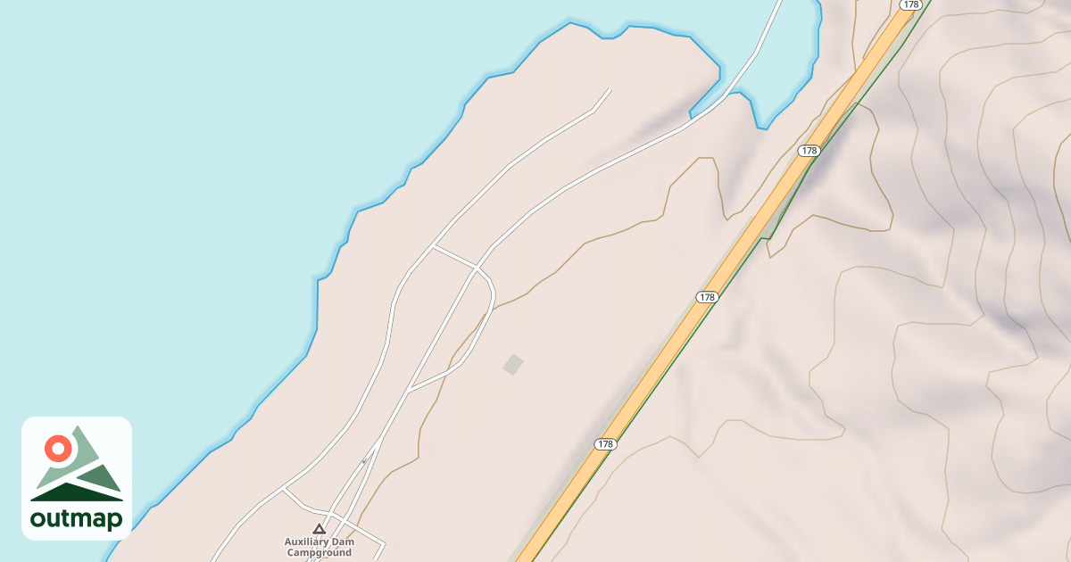 Map of AUXILIARY DAM